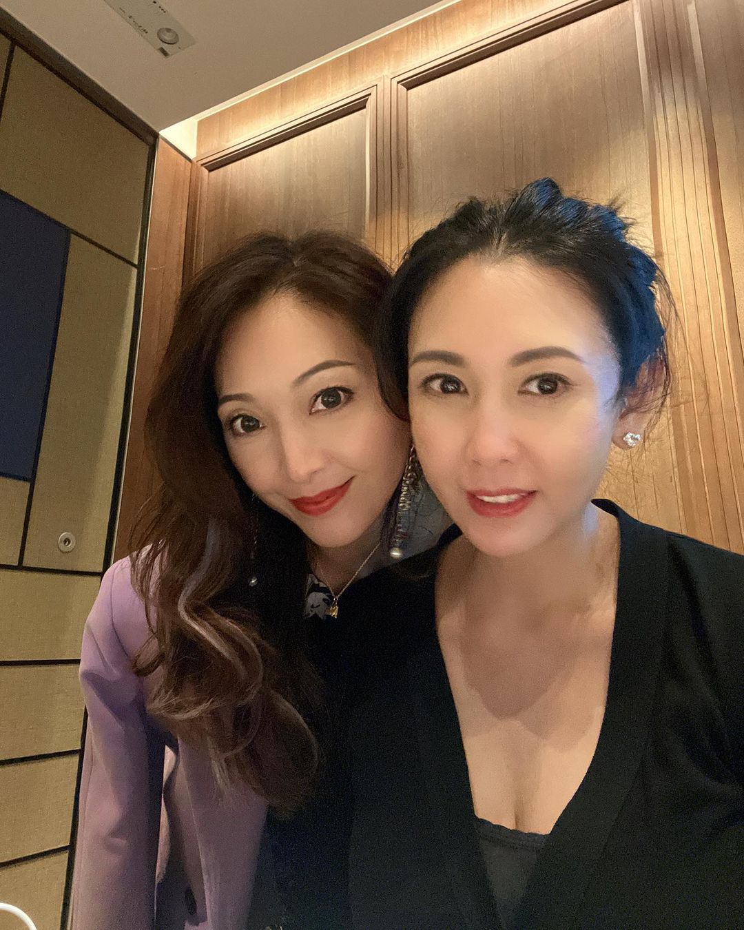 邱淑貞近照曝光。(圖/翻攝黎思嘉IG)