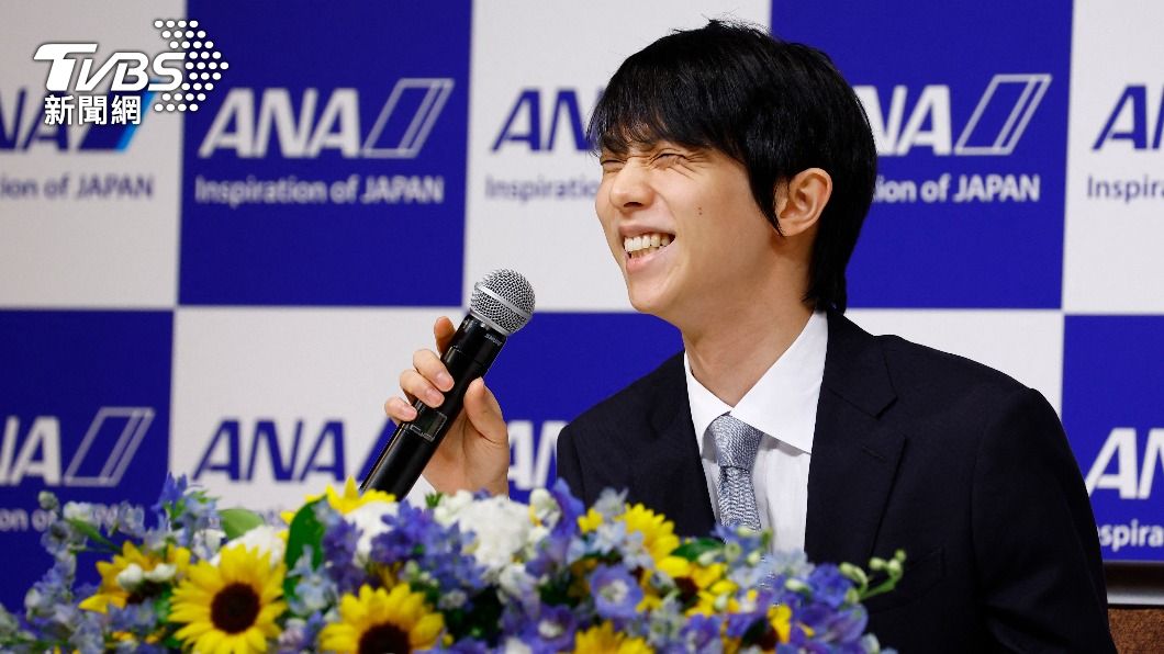 羽生結弦表示接下來也會全力努力,拿出成績。(圖/達志影像路透社)