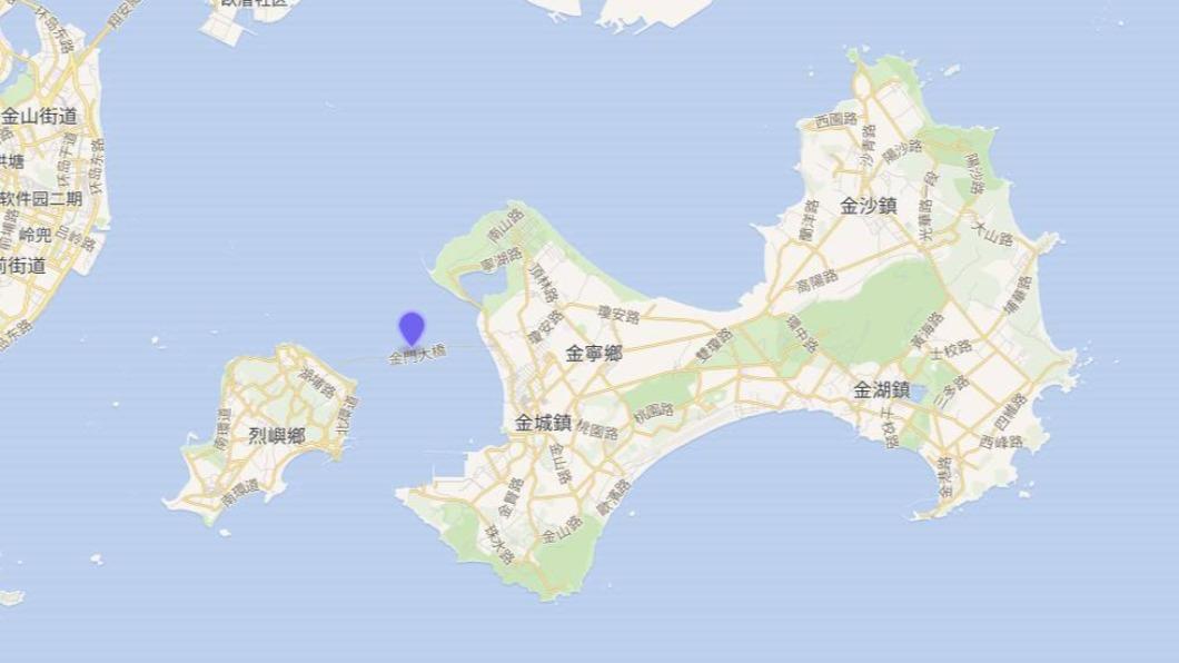 金門大橋是一座從金寧鄉連結至烈嶼鄉的跨海橋梁。(圖/維基百科)