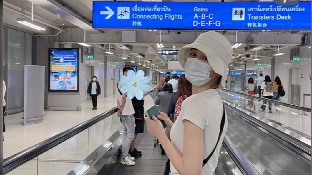 千千近日到泰國旅遊。(圖/翻攝自千千IG)