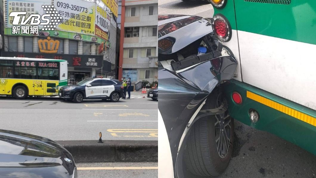 桃園龜山警車A公車。（圖／民眾提供）