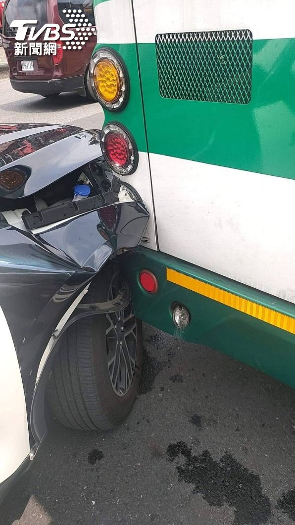 車損狀況。(圖/民眾提供)
