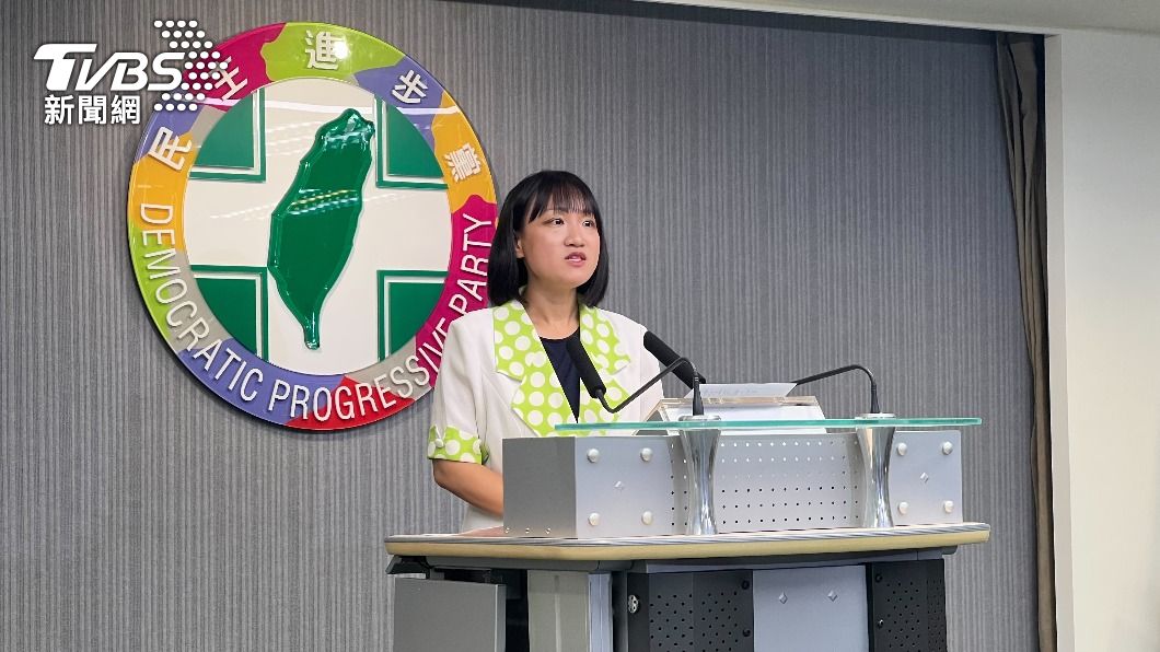 民進黨發言人謝佩芬。(圖/TVBS)