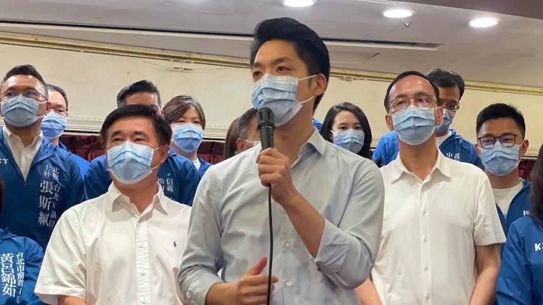 國民黨立委蔣萬安今午受邀出席黨團餐敘。（圖／國民黨提供）
