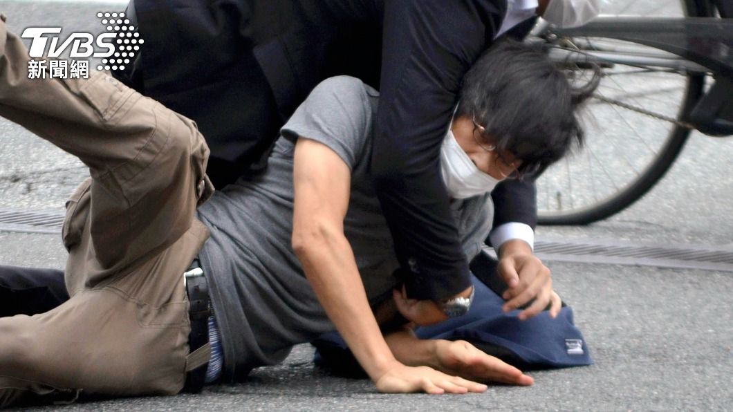槍擊安倍兇嫌山上徹也。(圖/達志影像美聯社)