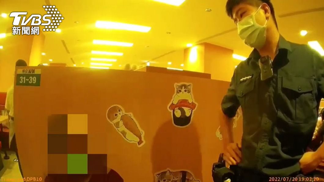 霸王餐大媽狂嗑34盤壽司!付不出餐費 耍賴畫面曝