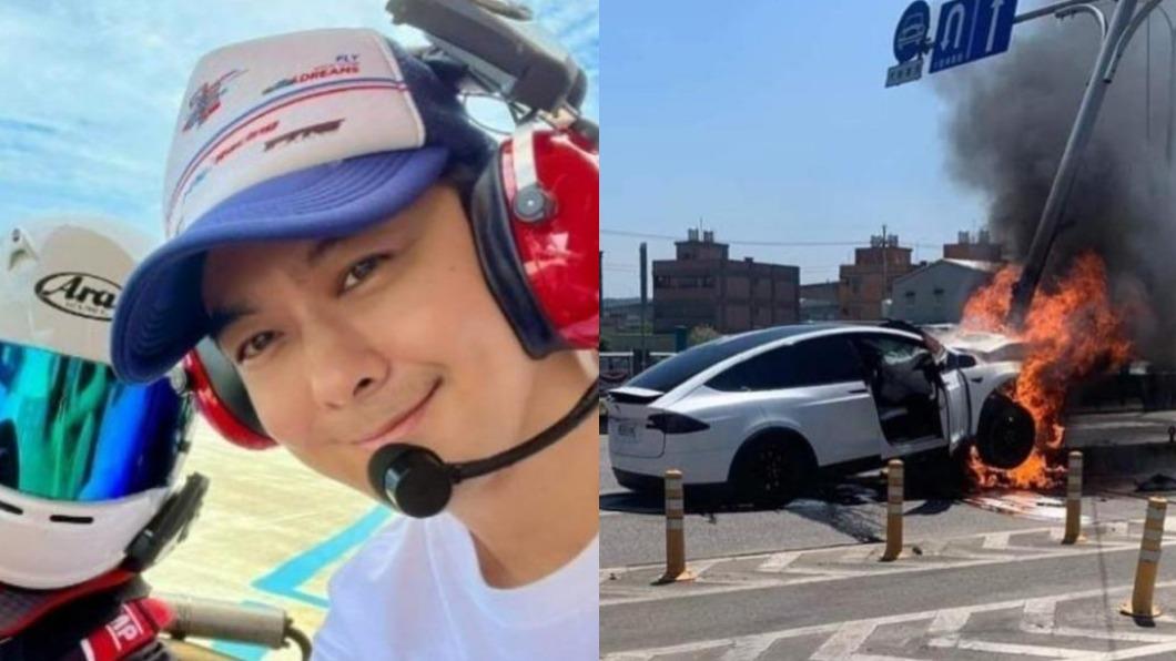 特斯拉釀火燒車「不只林志穎」 另輛Model 3側撞瞬間起火