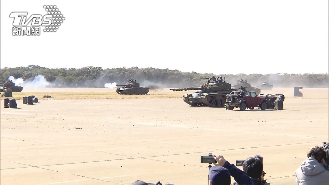 國軍進行戰車演練。（示意圖／TVBS資料畫面）