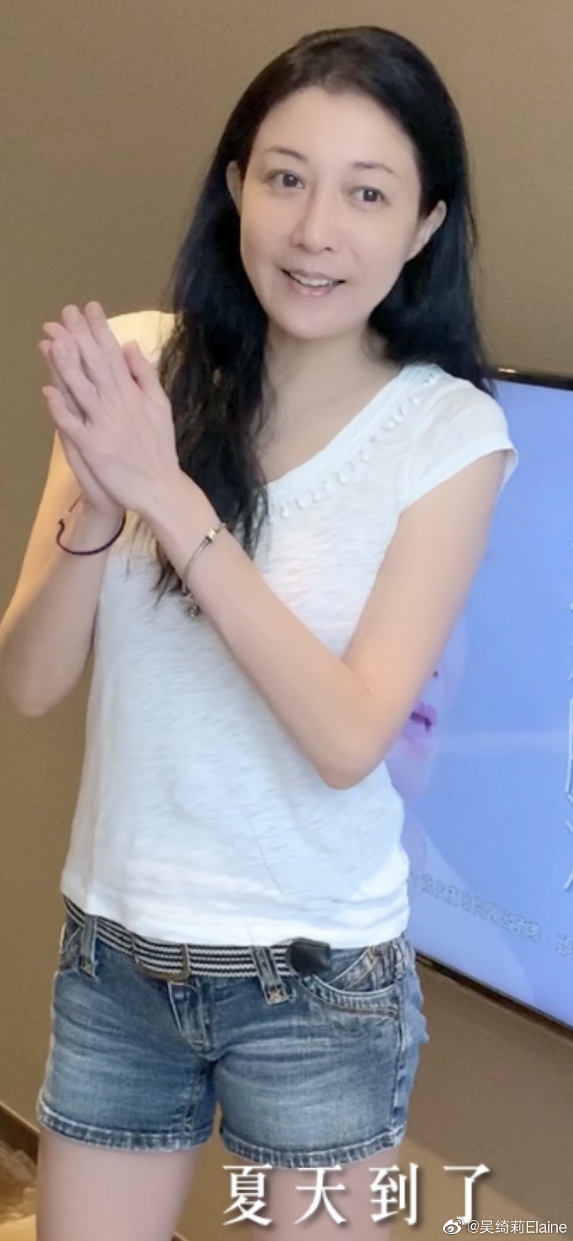 吳綺莉身兼8職養家。(圖/翻攝自吳綺莉微博)