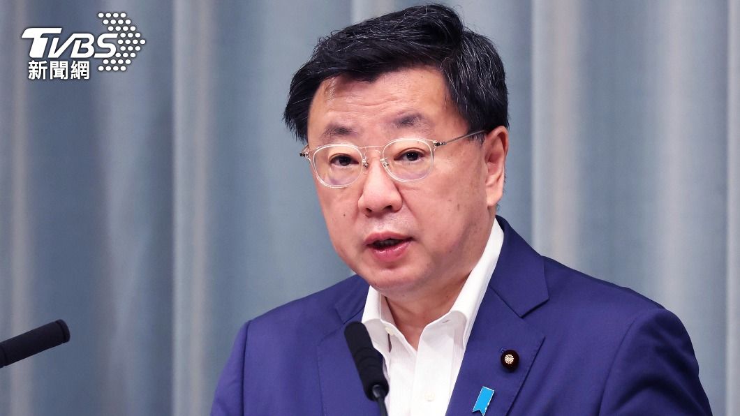 日本官房長官松野博一。(圖/達志影像美聯社)