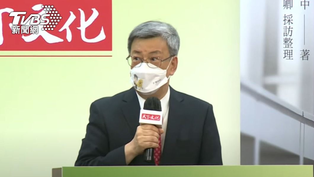 前副總統陳建仁也參加陳時中新書發表會。（圖／TVBS）