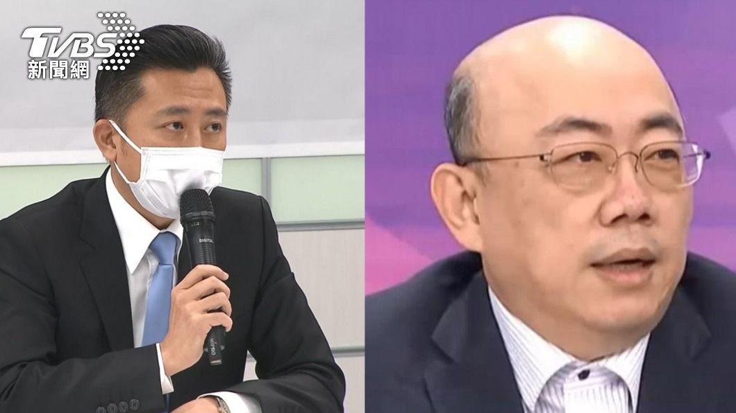 林智堅（左）爭議不斷，郭正亮（右）曝有人打算挑戰他。（圖／TVBS）