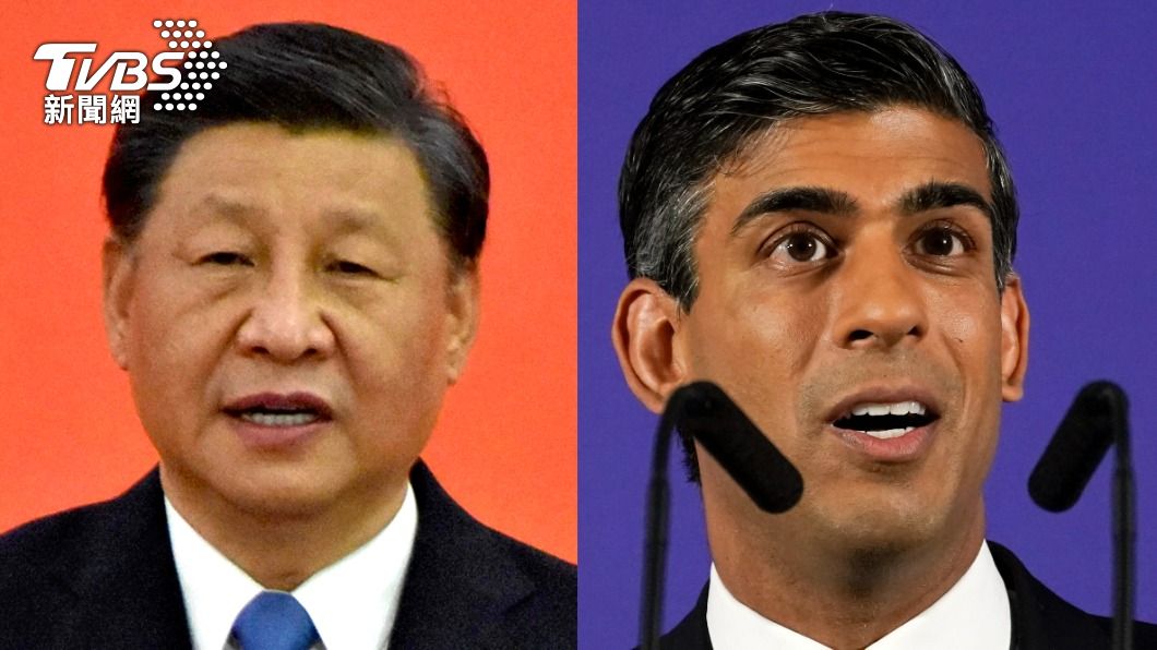 蘇納克提出包括關閉孔子學院等措施,反制中國的勢力滲透。(圖/達志影像美聯社)