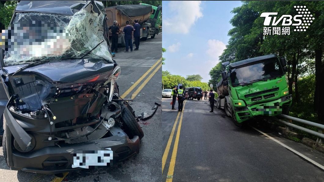 車身削一半!屏東沿山公路重大車禍 男女渾身血命危送醫