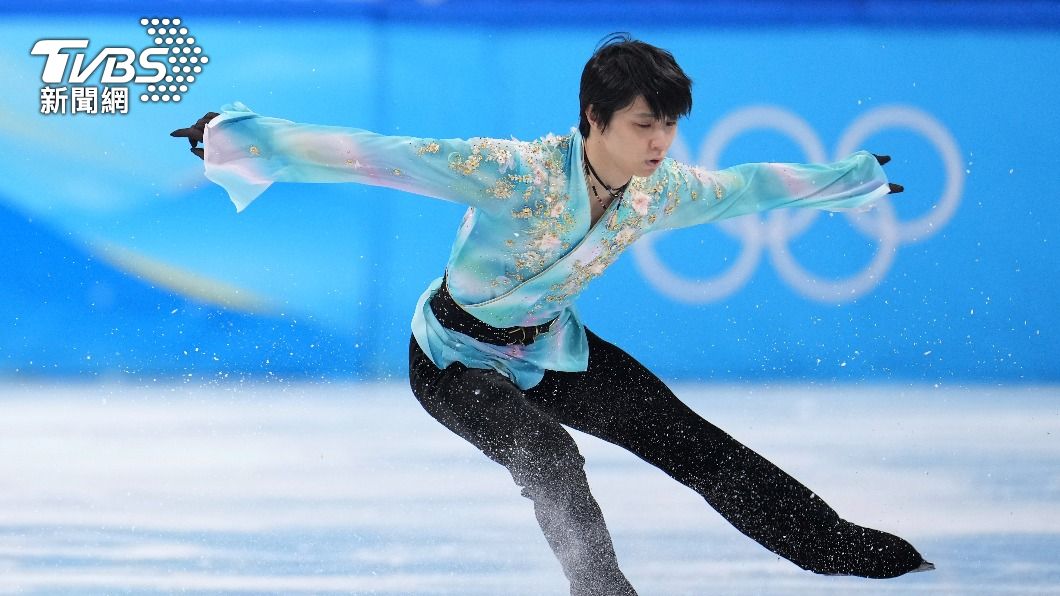 羽生結弦挑戰4周半跳封神。(圖/達志影像美聯社)