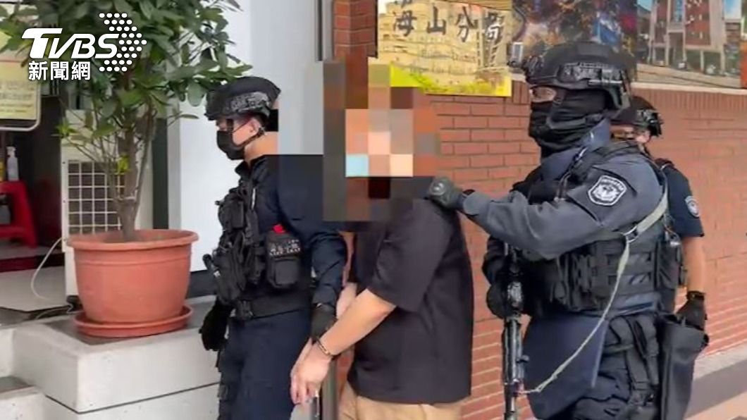 吳姓主嫌為竹聯幫成員。(圖/TVBS)