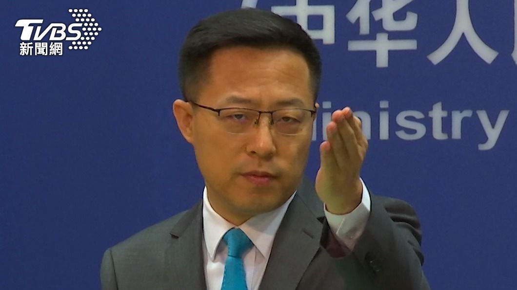大陸外交部發言人趙立堅。(圖/達志影像美聯社)