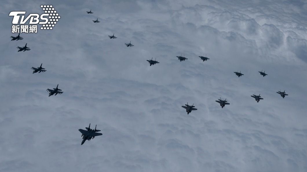 美韓空軍在今年6月份也曾經舉辦過聯合軍演,藉此威懾北韓。(圖/達志影像美聯社)