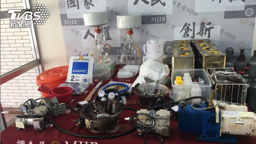 製毒器具。(圖/TVBS)