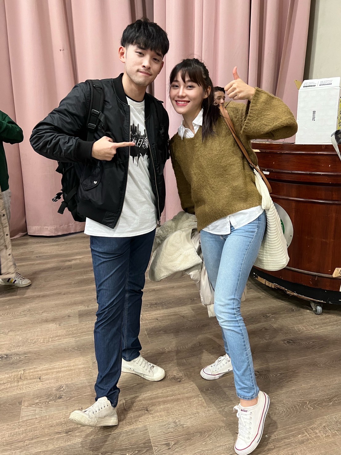 周西西確診前一天才和商鼎碰面。(圖/大海娛樂提供)