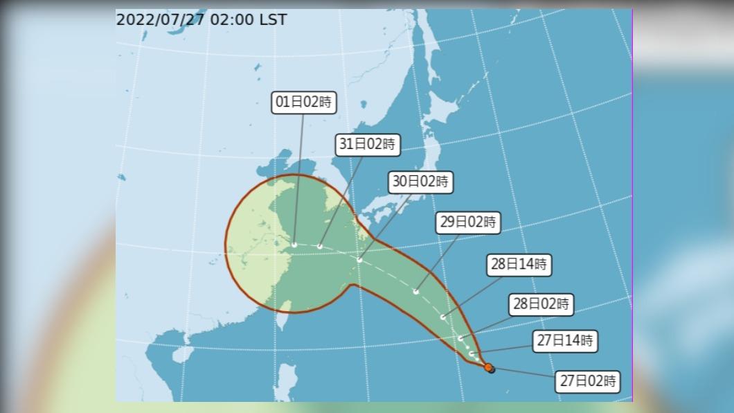 第五號颱風「桑達」最快今天生成！　下週恐侵擾北台灣