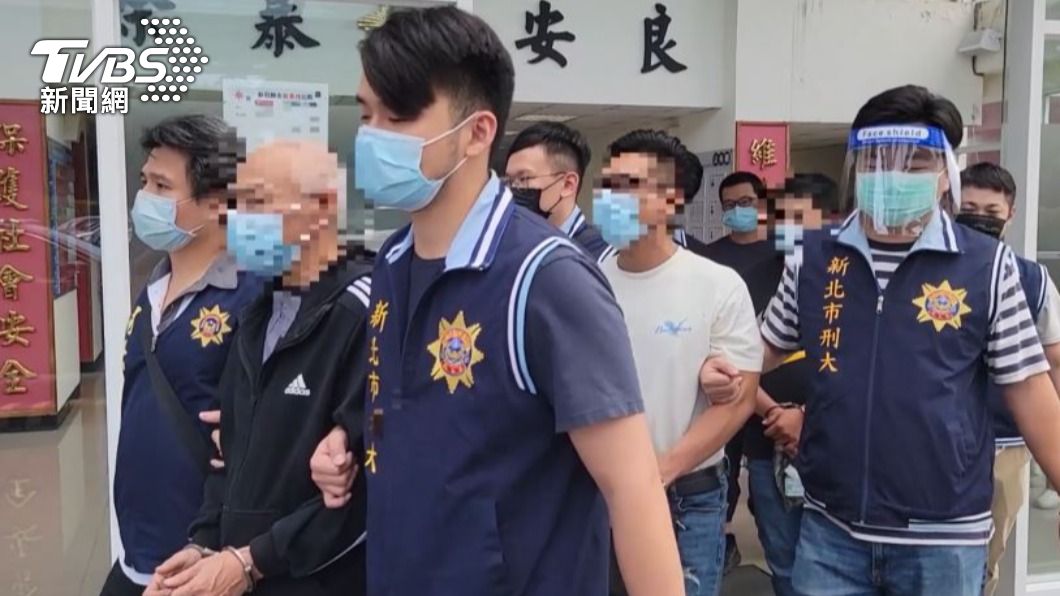 鄭姓會長也遭逮捕。(圖/TVBS)