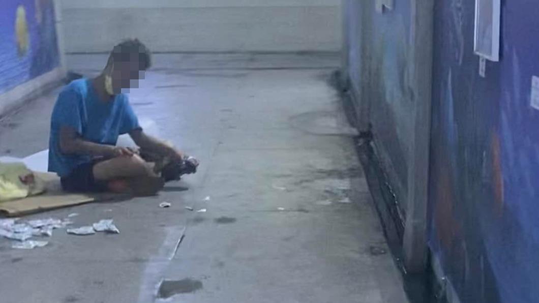 治安死角?永和地下道驚見這一幕 民眾嚇:真的會怕