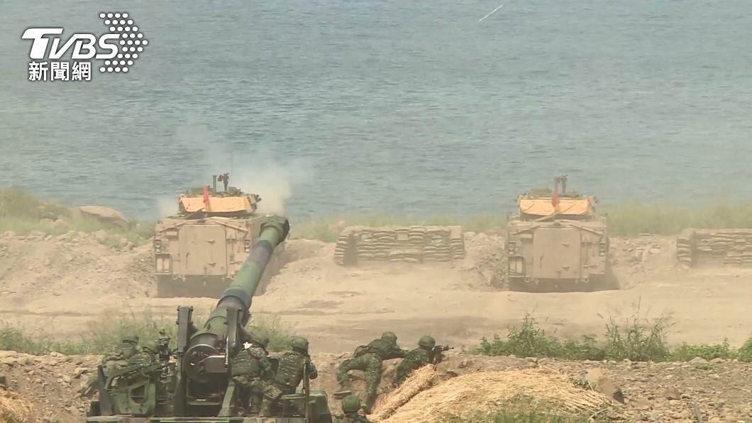 過去國軍「漢光38號」實兵演習畫面。(圖/TVBS資料畫面)
