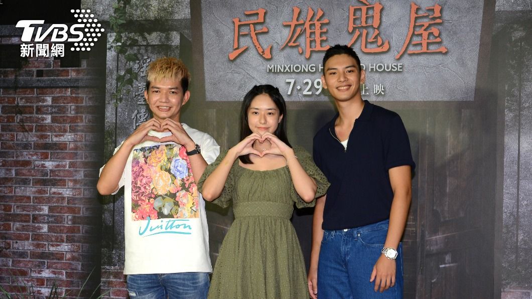 （圖左起）宥凱、麥語彤（彤彤）、劉韋辰。（圖／許方正攝）
