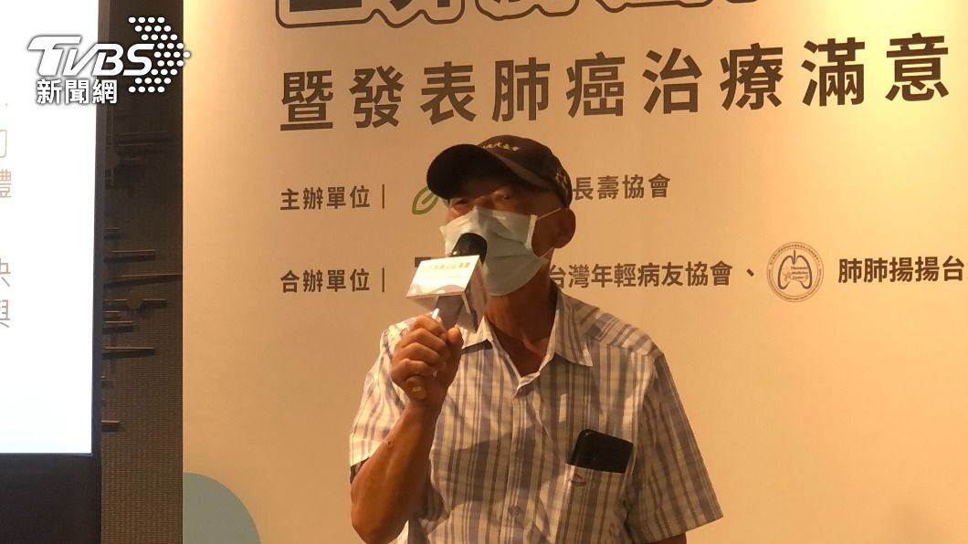 王先生在2019年罹癌,不幸復發,目前只用免疫療法。(圖/TVBS)