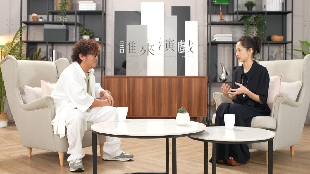 簡嫚書受邀上納豆主持的《誰來演戲》，分享當演員的心路歷程。（圖／鏡新聞提供）