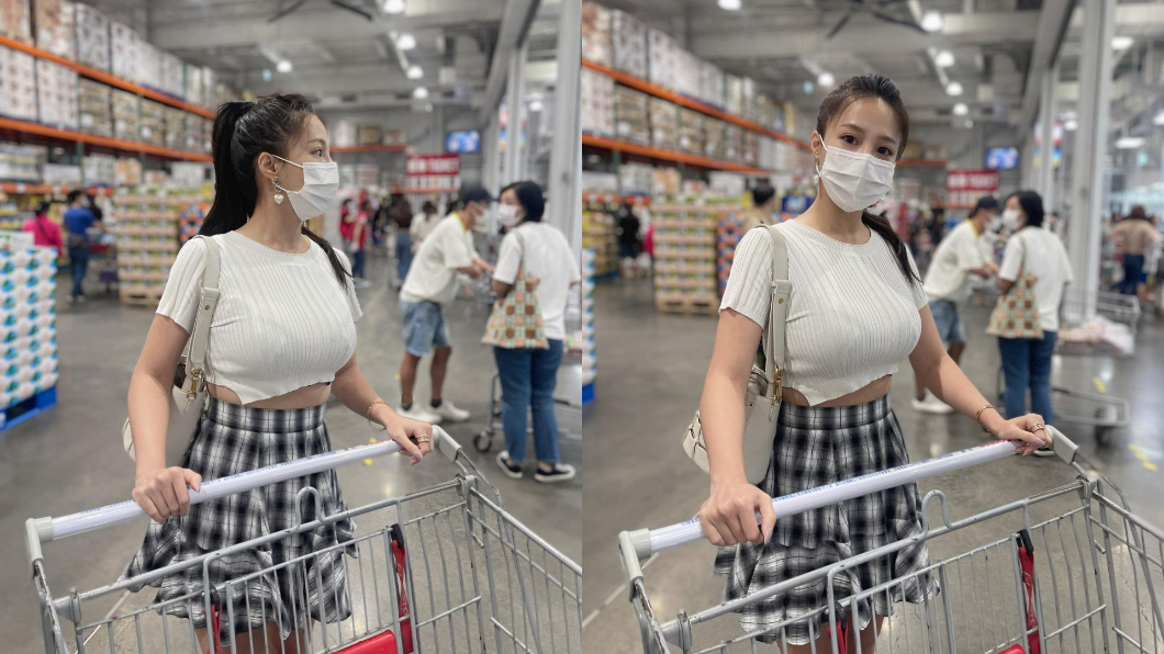 戀愛了!林采緹露蠻腰、大長腿 「超兇美景」辣翻賣場