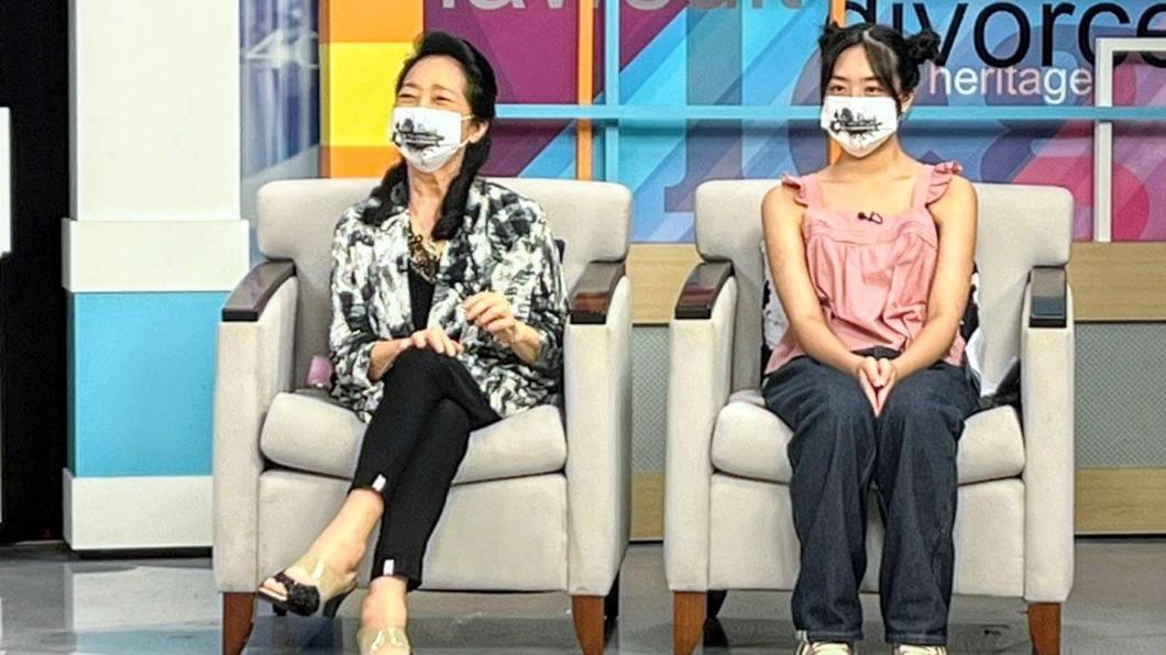 沛小嵐(左)與麥語彤在片中飾演祖孫。(圖/高點綜合台提供)