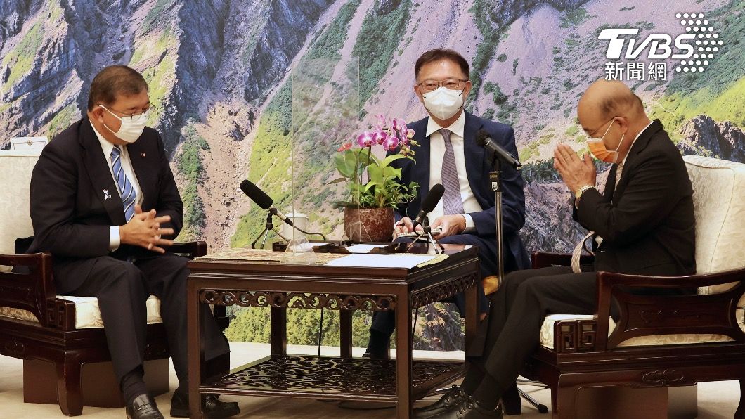 蘇貞昌接見日訪團 共議如何遏止大陸武力擴張