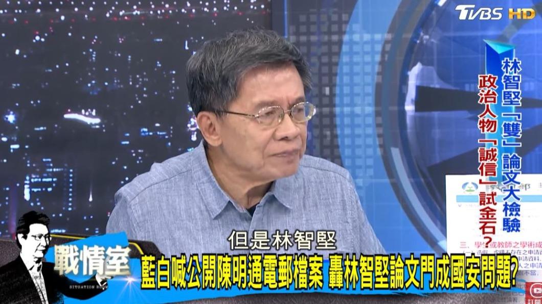 沈富雄指陳明通第二次聲明「更不像人」。(圖/翻攝自少康戰情室YouTube))