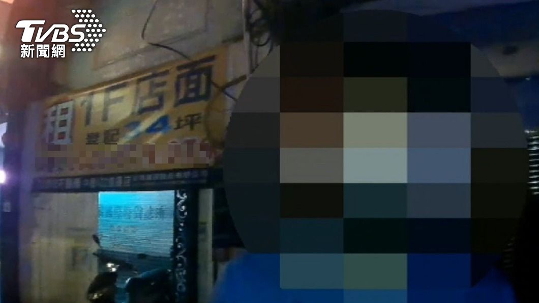 男子一度不願提供身分資料。(圖/TVBS)