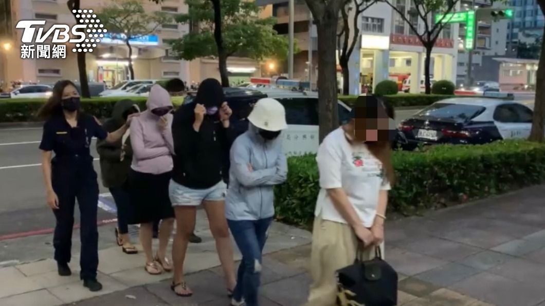 11名小姐皆被移送辦。（圖／TVBS）