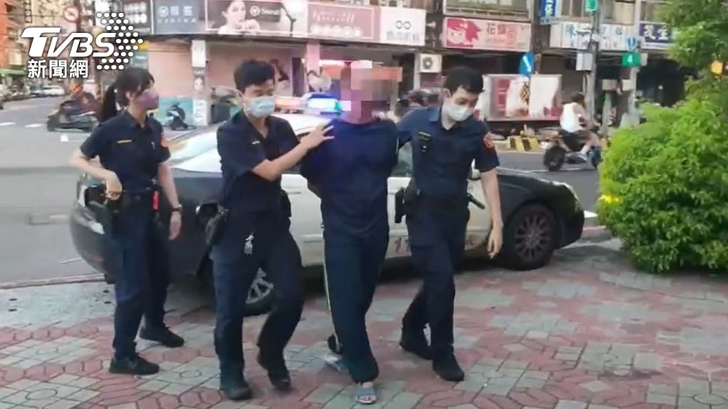 警方3小時後將竊盜未遂的王男逮捕歸案。（圖／TVBS）