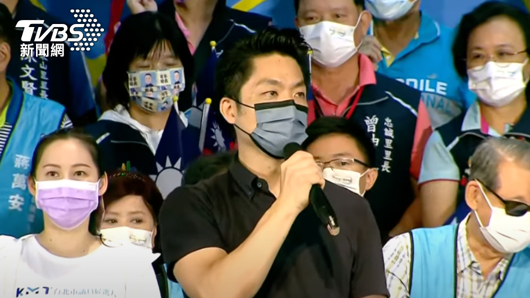 國民黨台北市長參選人蔣萬安。（圖／TVBS）