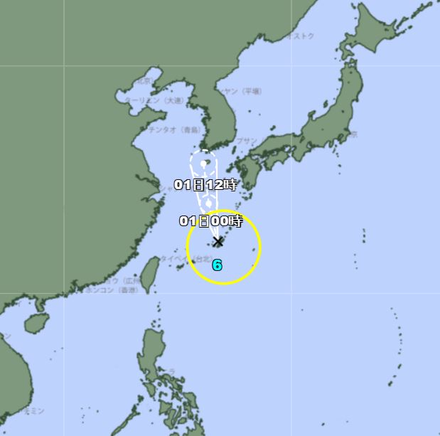 颱風翠絲生成，路徑圖曝光。（圖／翻攝自日本氣象廳）