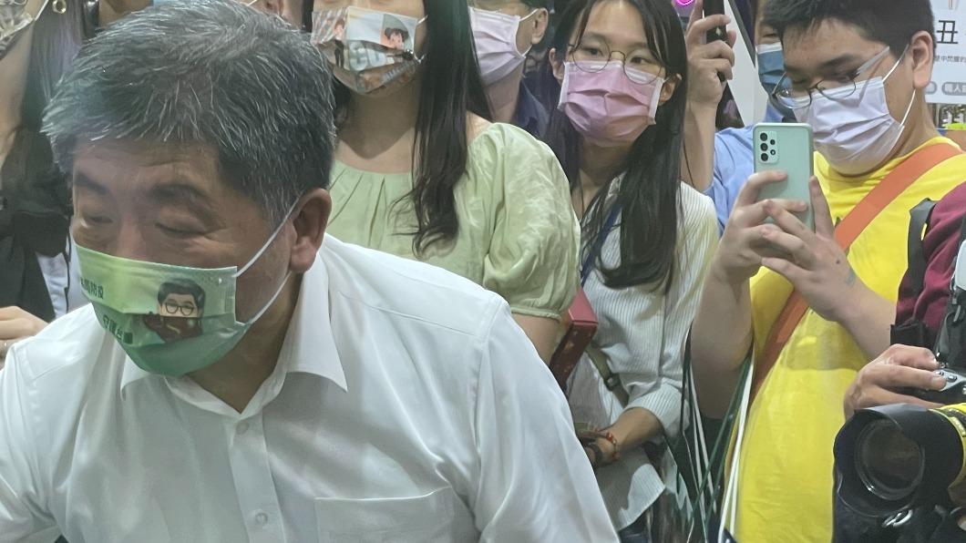 民進黨台北市長參選人陳時中。(圖/TVBS)