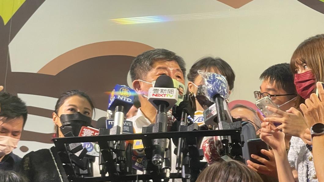 民進黨台北市長參選人陳時中。(圖/TVBS)