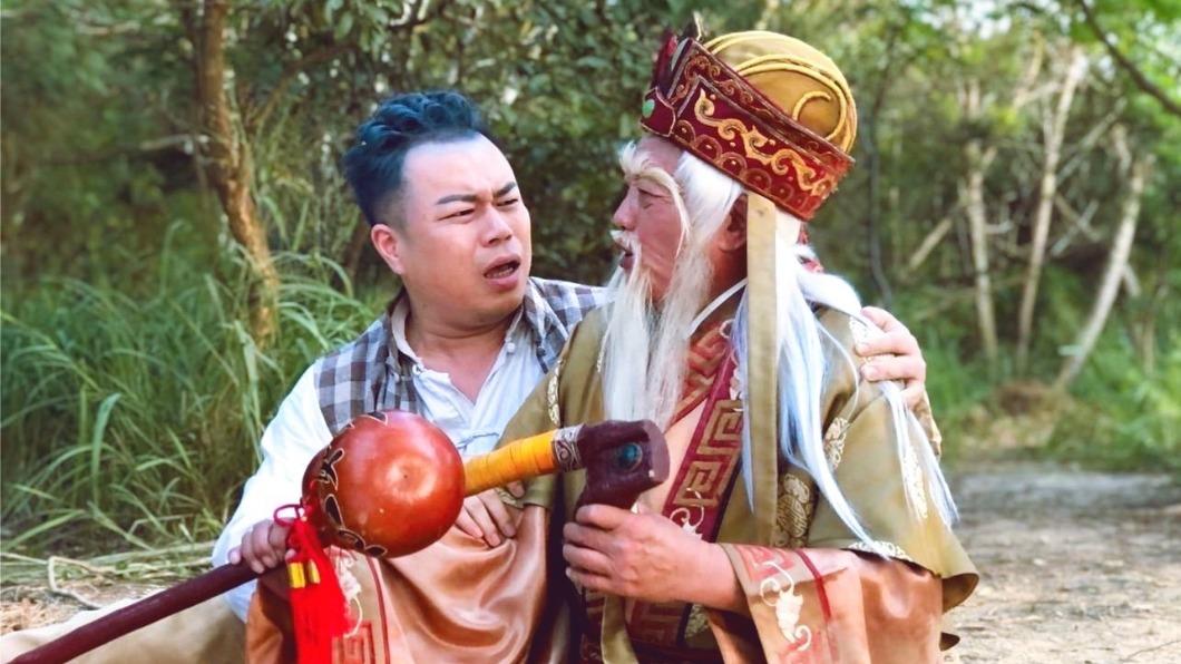 閃亮亮（左）參與古裝劇拍攝。（圖／鴻凱娛樂提供）