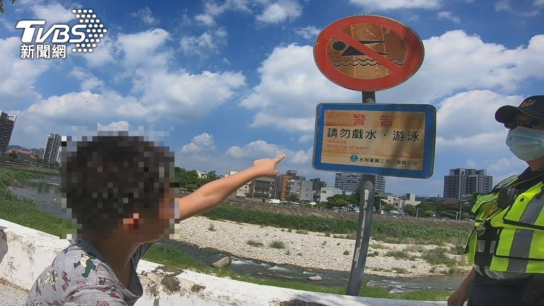 看不懂「請勿戲水」!男童旱溪游泳消暑 警急吹哨