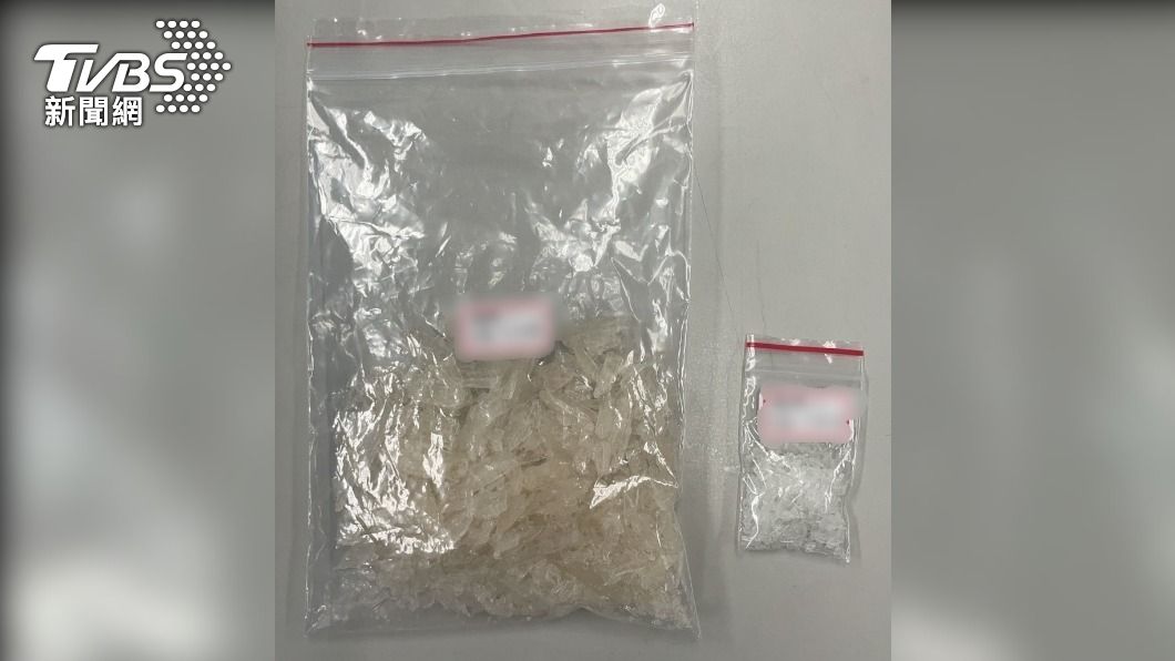 警方查扣安非他命毒品。(圖/TVBS)