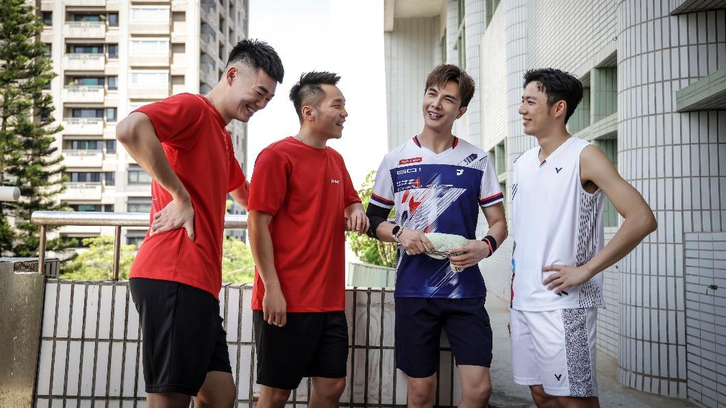 左起李洋、王齊麟、謝佳見、王子維。(圖/民視提供)