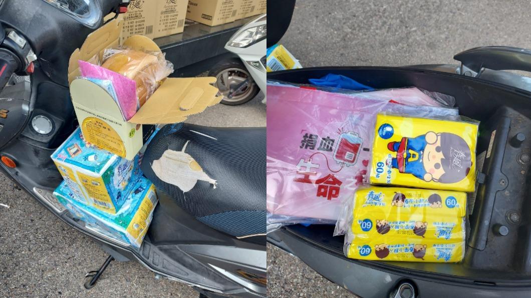 物資塞滿機車！血庫告急　竹北人捐完血驚：像從全聯出來