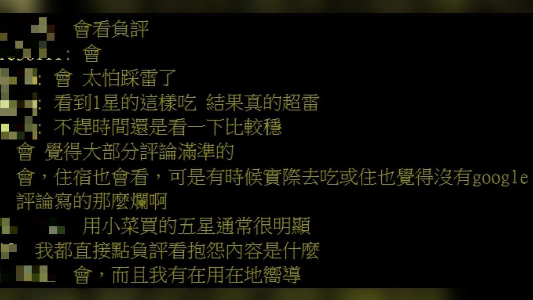 許多網友認為評論要看負面留言,才會更清楚雷點。(圖/翻攝自PTT)