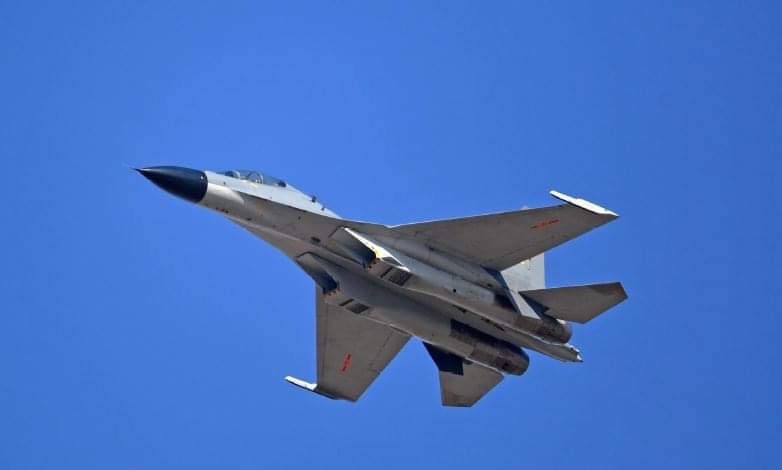其中包括6架殲-11戰機。（圖／國防部提供）