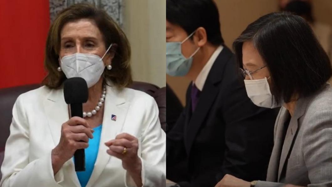 裴洛西發布訪台全紀錄 首度公開與蔡英文閉門會議畫面